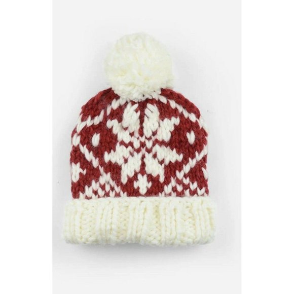 THE BLUEBERRY HILL Other - THE BLUEBERRY HILL Snowflake Beanie Small 12-24 Months